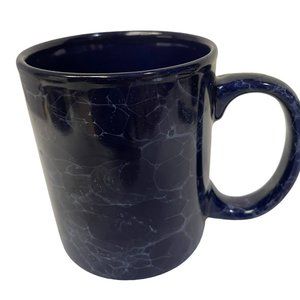 Unbranded BLUE MARBELIZED‎ Mugs Cups Coffee Tea Hot Cocoa Ceramic 12oz 4"
